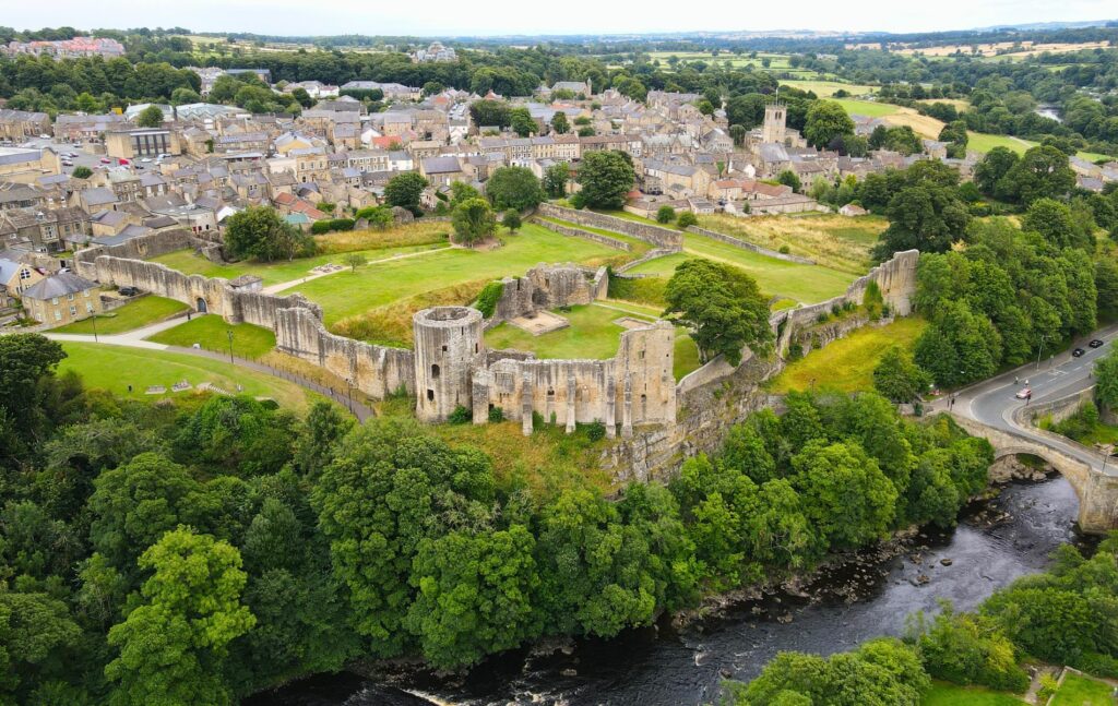 Barnard Castle market town in Teesdale County Durham