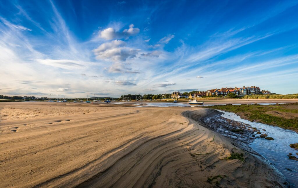 Coastal homes in Alnmouth