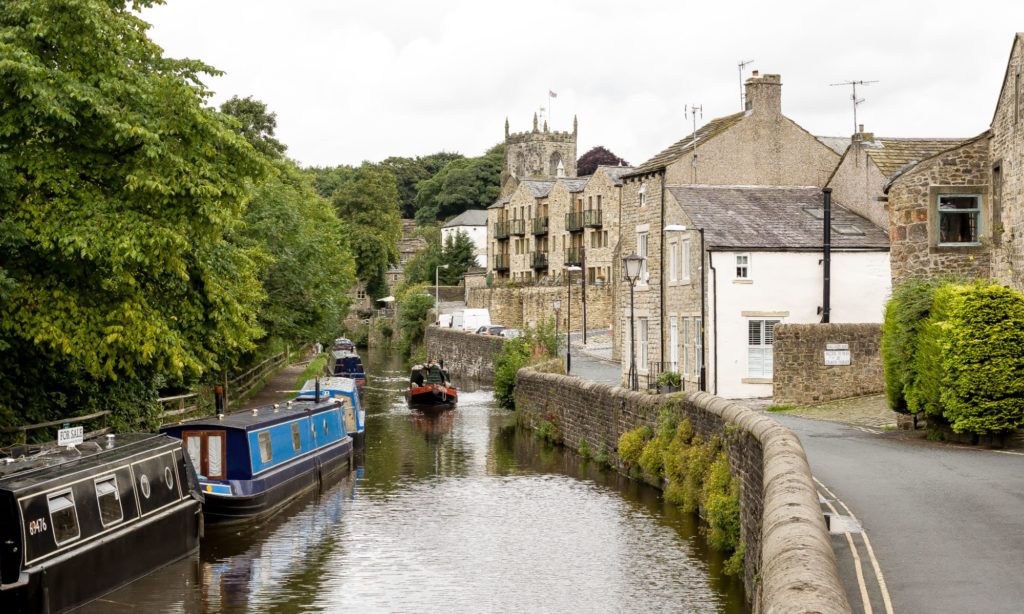 Skipton Market Town in Yorkshire